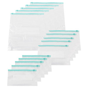 Sacs de congélation réutilisables, sacs de conservation alimentaire étanches, contenants de stockage alimentaire pour sandwichs, collations, voyages, pique-niques, travail, usage domestique - Product Image 2