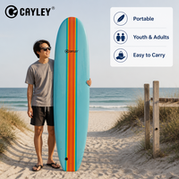 Planche de surf longboard pour enfants en mousse EPS, accessoires de quille, profondeur personnalisable, portable, durable, écologique, vente en gros