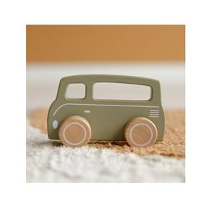 Minimalist <b>Wooden</b> Toy Van <b>Bus</b> For Kids Playroom And Nursery With Smooth Finish Durable Craftsmanship Safe Non Toxic Design - Product Image 1