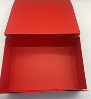 Boîte cadeau rigide en carton portable, de luxe, haut de gamme, écologique, biodégradable, en matériaux recyclés, imperméable, avec revêtement anti-UV