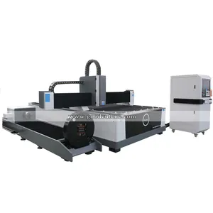 Goodcut CNC máy móc Độ chính xác cao tích hợp 2 trong 1 sợi Laser Cutter với ROTARY cho tấm kim loại ống và ống cắt