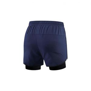 Pantalones cortos de rendimiento para hombre de compresión transpirable para actividades al aire libre con costuras antirozaduras - Product Image 1