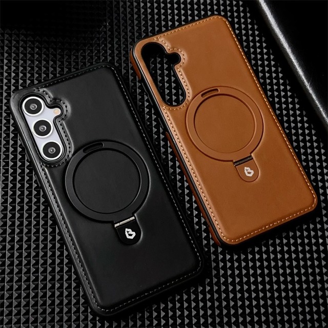 Luxury PU Leather Stand Phone Case for Samsung Galaxy A55 A35 A25 A15 A05 A05S A14 A13 A04 A12 Shockproof Protector Matte Cover