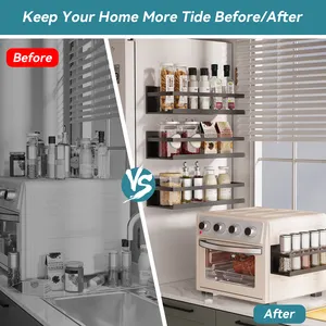 Estante Magnético para Refrigerador de Diseño Original del Fabricante Personalizado para Especias Organizador de Cocina Ahorrador de Espacio - Product Image 5