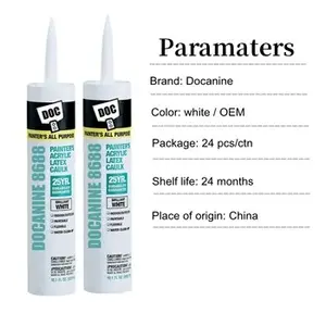 Silicone Acrylic Silicone Rain Proof Caulk Caulking Sealant Sellador Acrilico Pintable 280 Ml /470