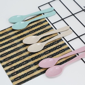 <span class=keywords><strong>Set</strong></span> di cucchiai in plastica per la casa con manico lungo, cucchiaio per riso, cucchiaio per zuppa, cucchiaio da dessert, creativo e carino per bambini - Product Image 3