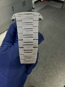 Ventas directas del fabricante de gama alta VVS Mossanite Watch Honeycomb Ice Set Luxury Hip Hop <span class=keywords><strong>Binbin</strong></span> Reloj personalizado 5711 - Product Image 5