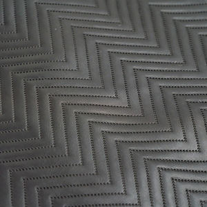 <span class=keywords><strong>Cuir</strong></span> PVC gaufré à ultrasons motif V grande vague, personnalisable pour accessoires de sac - Product Image 5