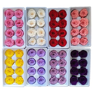Rosa Eterna <span class=keywords><strong>Fiori</strong></span> Conservati Nuova <span class=keywords><strong>Idea</strong></span> per Matrimoni, Natale, Capodanno Cinese, Decorazione Murale Floreale - 4-5cm 30+ - Product Image 3