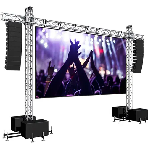 Super Populaire Outdoor Led Display P3.91 Verhuur Led Display Concert Podium Led Videomuur Reclameschermen