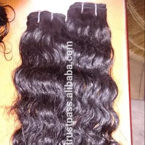 Hot Selling Aliexpress 12a Grade 100% Onverwerkte Tempel Virgin River Water Wave Natuurlijke Hair Extensions