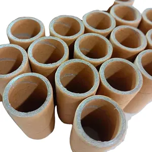 Customized Brown Kraft Mailing Postal Packaging Textile Roll Core Cardboard Paper Tube Factory
