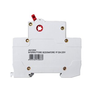 JXH1-125-1P-25A 1P 25A disconnettore interruttore DIN Rail 240VAC-materiali elettrici/apparecchiature modulari DIN/ - Product Image 3