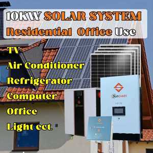Générateur solaire Sunchees pour toute la maison, 8 kW, 10 kW, système de batterie solaire de secours, énergie solaire avec stockage de batterie - Product Image 2
