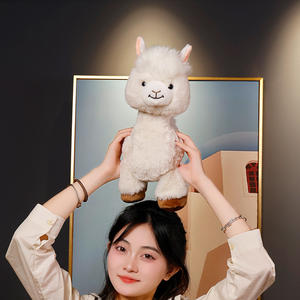 Juguete de Peluche de Alpaca de 30cm y 40cm, Almohada de Abrazo de <span class=keywords><strong>Animal</strong></span> de Peluche de <span class=keywords><strong>lama</strong></span>, Cojín Suave y Esponjoso, Regalo Super Kawaii para Cumpleaños - Product Image 4