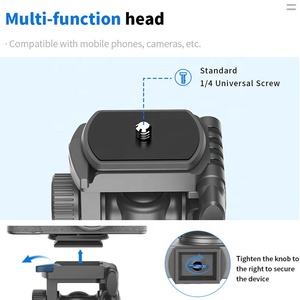 1.83m nối dài Điện thoại di động <span class=keywords><strong>Monopod</strong></span> C06 Selfie Stick Tripod đứng với 1/4 vít cho máy ảnh - Product Image 4