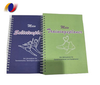 Carnet à spirale A5 personnalisé carton de haute qualité conception de planificateur personnalisé avec impression offset PDF livre en carton personnalisé