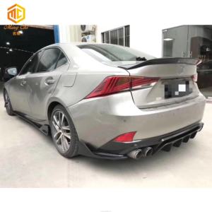 レクサス IS250 IS300 スポーツ用 カーボンファイバー製 フロントリップ サイドスカート ディフューザー スポイラー付き カーボディキット - Product Image 6