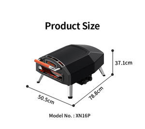 Acciaio inossidabile professionale Neapolitan <span class=keywords><strong>rotante</strong></span> all'aperto forno per <span class=keywords><strong>Pizza</strong></span> a Gas - Product Image 2