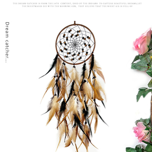 Vente en gros d'<span class=keywords><strong>attrape</strong></span>-rêves pour chambre à coucher adulte Boho grand <span class=keywords><strong>attrape</strong></span>-rêves pour garçons filles suspendus ornement et plumes cadeaux de bénédiction - Product Image 5