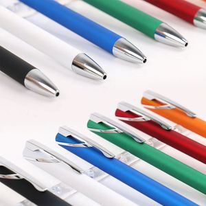Promotional Custom Logo Persol Metal Aluminum Ballpoint <b>Pen</b> 1.0mm Multi-<b>Color</b> Rubber Coated Business Signature <b>Pen</b> Gifts - Product Image 4
