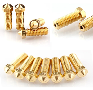 <span class=keywords><strong>Boquilla</strong></span> de latón V6 <span class=keywords><strong>Volcano</strong></span> CHT 1,75mm 0,4/0,6/0,8/1,0/1,2mm Boquillas de alto flujo para actualización de impresora 3D Hotend - Product Image 4