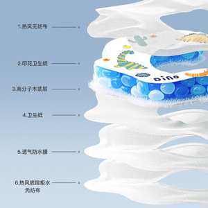 Disposable Baby Bibs Animal Cartoon Patterns Absorbent Waterproof 0-12 Months Nursery Supplies - Product Image 1