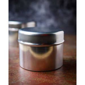 Daniele F. Set of Two <b>Large</b> Aluminum <b>Storage</b> Bottles & <b>Jars</b> - Product Image 3