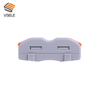 Conector Universal Rápido Sin Tornillos de 1 Entrada y 1 Salida, de Buena Calidad, 32A, 4mm2, 28-12 AWG, con Certificación CE