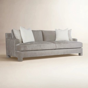 Divano a Tre Posti in Tessuto di Alta Qualità 2026 con Design Quadrato per Appartamenti e Camere da Letto, Stile Lusso Leggero - Product Image 2