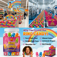 Populaire snoepjes Lightning Diamond Ring Lollipop harde snoepjes
