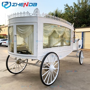 Carroza Fúnebre Eléctrica Blanca de Alta Calidad Zhenda, Suministros Funerarios, Carroza para Ataúdes en Venta - Product Image 5