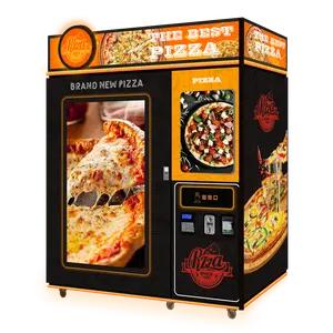 Automação Completa Comida Quente E Máquina De Venda De Pizza Personalizada E Guarda-chuva Pizza Vending Making Machine Alimentos