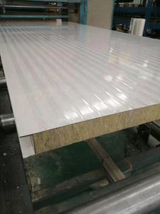 ارتفاع درجة الحرارة لوح الصوف الصخري مواد بناء لوح حشو صوف صخري لتقسيم الجدار - Product Image 3