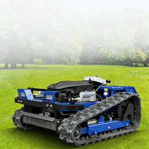 Robot agricole sur chenilles bleu multifonctionnel pour opérations sur le terrain - Product Image 1