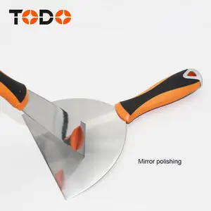 TODO Plaster Tools TPR Handle With Metal End Stainless Steel Putty Knives Paint Scraper