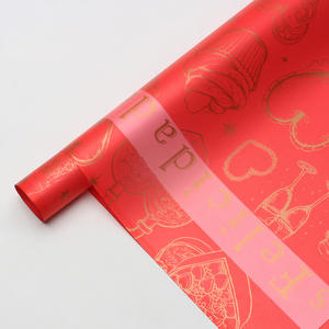 Papel de Regalo Evergreen con Diseño de Oso Español, Impermeable, con Marco, Papel Floral Coreano para Ramos, Accesorios para Floristas, Proveedor de Paquetes - Product Image 5