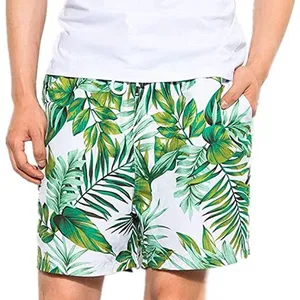 Mens Swim Trunks With Compression Liner Quick Dry Bathing Suit Board Shorts With Zipper Pockets