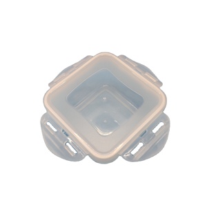 Couleur personnalisée 400ml 1L 2L 3L 10L 20L seau d'emballage de qualité alimentaire baril en plastique avec couvercle et poignée - Product Image 1