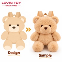 Sac à dos en peluche personnalisé chat noir, sac à bandoulière en peluche Kawaii, jouet en peluche sur mesure