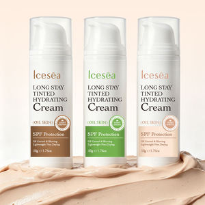Crème-huile hydratante teintée longue durée Icesea pour un teint uniforme, protection SPF, crème tonifiante, contrôle du sébum - Product Image 3