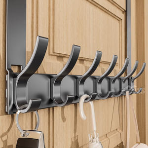 Le crochet derrière la porte utilisé <span class=keywords><strong>pour</strong></span> accrocher le support de <span class=keywords><strong>rangement</strong></span> de porte le porte-vêtements <span class=keywords><strong>suspendu</strong></span> Crochet de porte de salle de bain et de toilette - Product Image 6