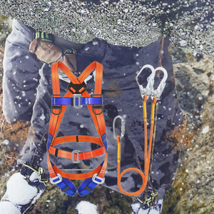 Harnais demi-corps pour travaux en hauteur, <span class=keywords><strong>corde</strong></span> de sécurité extérieure, connexion rapide, ceinture de sécurité en acier à 3 points, durable, résistance à la rupture 1200 kg - Product Image 4