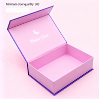 Boîtes cadeaux en papier magnétique en carton rigide personnalisées de luxe en gros, fermeture à ruban sur mesure, boîte d'emballage pour cils