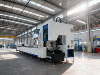 Machine de découpe laser à fibre CNC 6000W pour tubes biseautés 3D, zéro déchet, pour tubes en acier de 6m et 165mm, avec nesting intelligent, anti-collision, CE