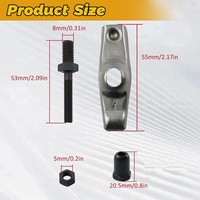 Kit complet d'accessoires pour culbuteur et plaque de guidage GX160, compatible avec les moteurs Honda GX160 GX200 5.5HP 6.5HP