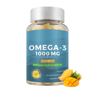 OEM/ODM/OBM 100% reine Bio-Kinder Multi vitamin DHA Omega 3 Fischöl Ergänzungen Omega 3 6 9 DHA Gummies für Kinder 60 Gummies - Product Image 1