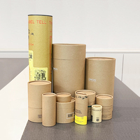 Bougies cylindre emballage papier boîte impression cylindre tube emballage boîte biodégradable carton bouteille papier tube