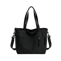 Sac bandoulière grande capacité en tissu Oxford résistant à l'eau pour femme, sac à main décontracté pour étudiante, sac fourre-tout quotidien