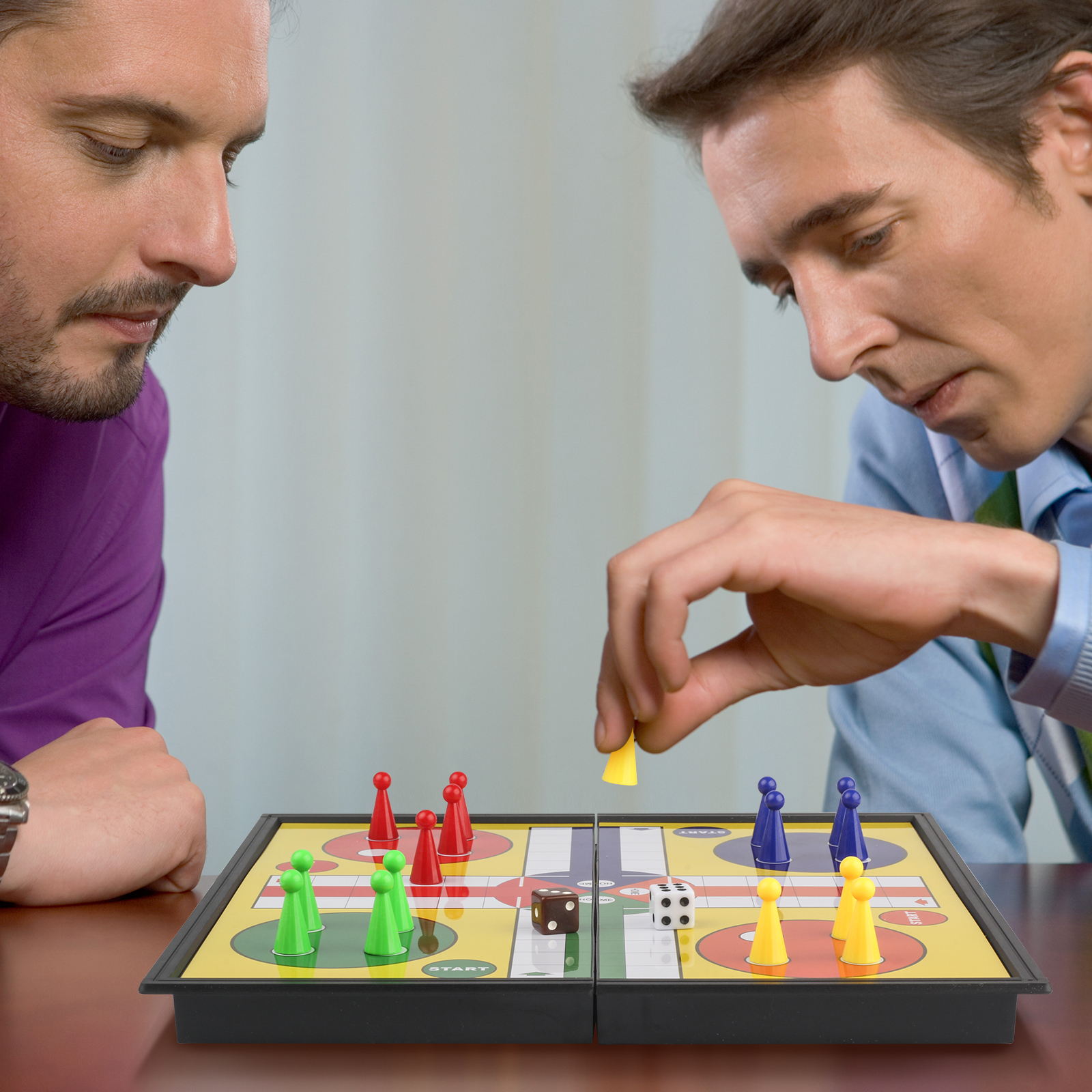 Indoor Outdoor Portable Chessboard Game Ludo Board Game Pieces